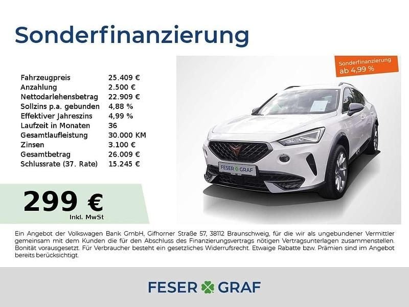 Weiss Gebraucht 2024 Cupra Formentor SUV | 25.409 € (Superpreis) - Bild 1/1