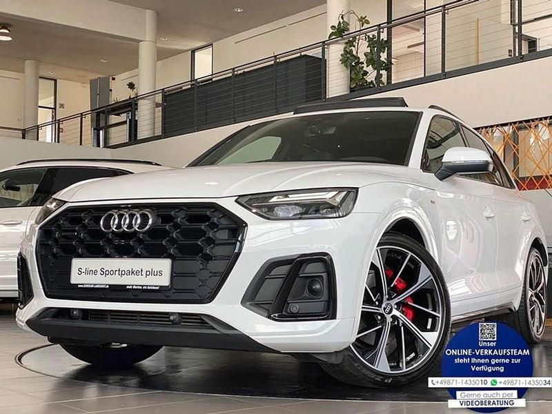 Weiß Gebraucht 2021 Audi Q5 S-Line SUV | 43.780 € (Teuer) - Bild 1/3