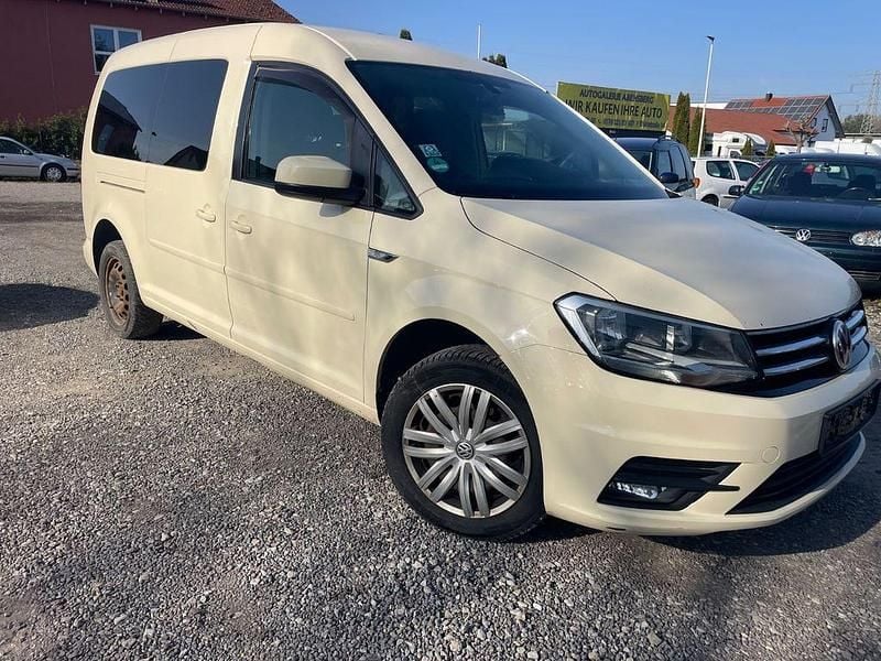 Gebraucht VW Caddy Maxi Comfortline 150 PS (110 kW) 2017 Beige Van / Kleinbus