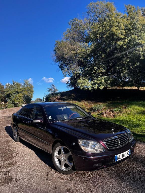 Violett Gebraucht 1999 Mercedes S500L Limousine | 10.500 € (Guter Preis) - Bild 1/4
