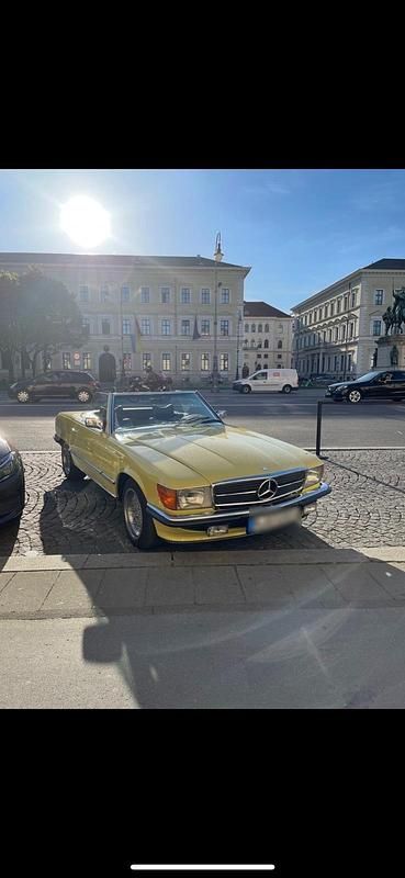 Second-hand Mercedes SL280 1977 Galben Cabrio