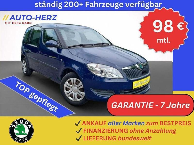 Blau Gebraucht 2013 Skoda Roomster Ambition Van / Kleinbus | 7.990 € (Etwas zu teuer) - Bild 1/3