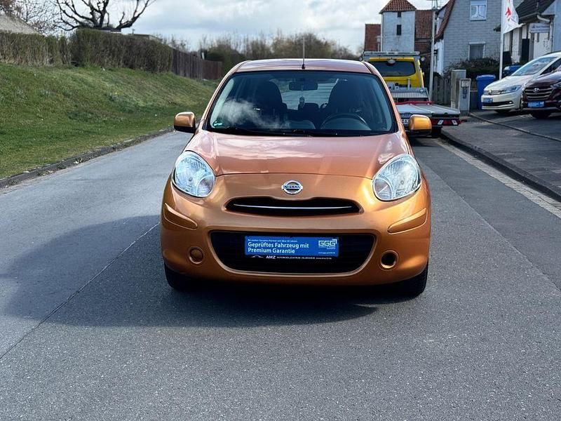 Gebraucht Nissan Micra Acenta 80 PS (58 kW) 2012 Gold Kleinwagen