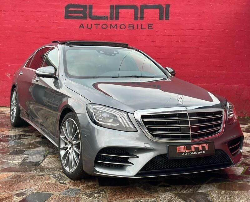 Grau Gebraucht 2018 Mercedes S350 AMG line Limousine | 39.268 € (Superpreis) - Bild 1/4
