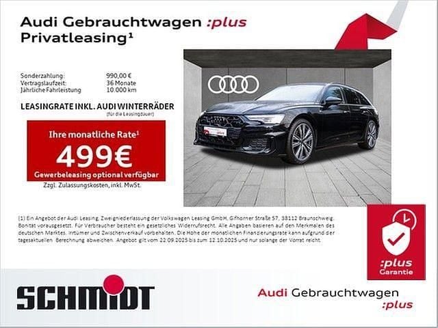 Mythosschwarz metallic Gebraucht 2025 Audi A6 S-Line Kombi | 55.440 € (Guter Preis) - Bild 1/3