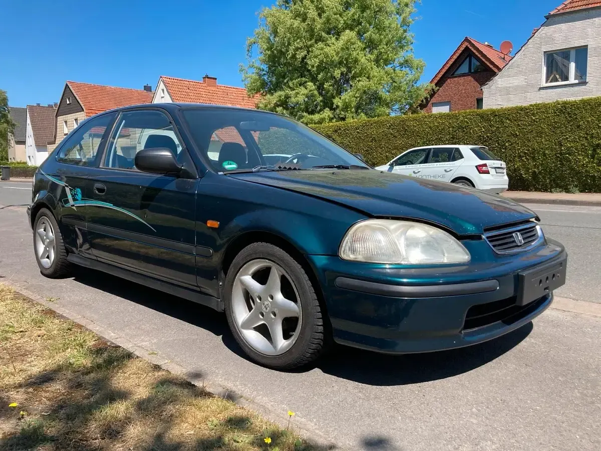 Gebraucht Honda Civic 1997 Grün Kleinwagen