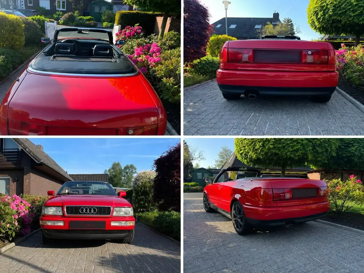 Gebraucht Audi 80 133 PS (97 kW) 1993 Rot Cabrio