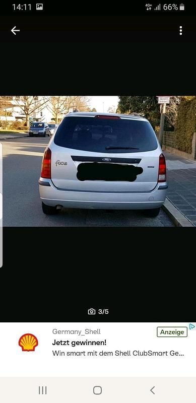 Gebraucht Ford Focus 90 PS (66 kW) 2004 Silber Kombi