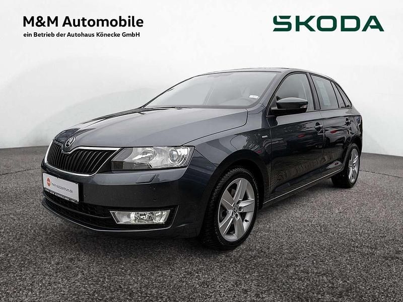Quarzgrau Gebraucht 2017 Skoda Rapid Drive Kombi | 13.760 € (Etwas zu teuer) - Bild 1/4