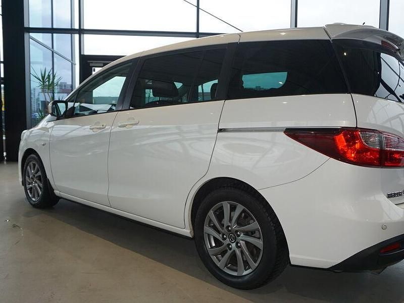 Gebraucht Mazda 5 Edition 116 PS (85 kW) 2012 Weiß Van / Kleinbus