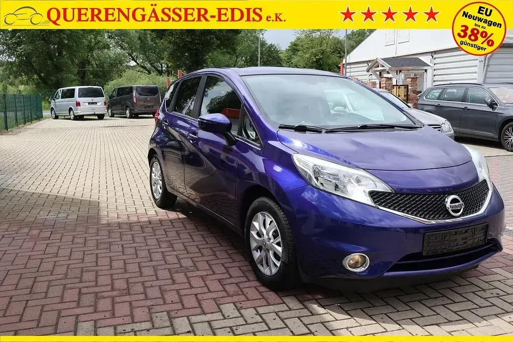 Gebraucht Nissan Note Acenta+ 80 PS (58 kW) 2016 Ink blue met Kleinwagen