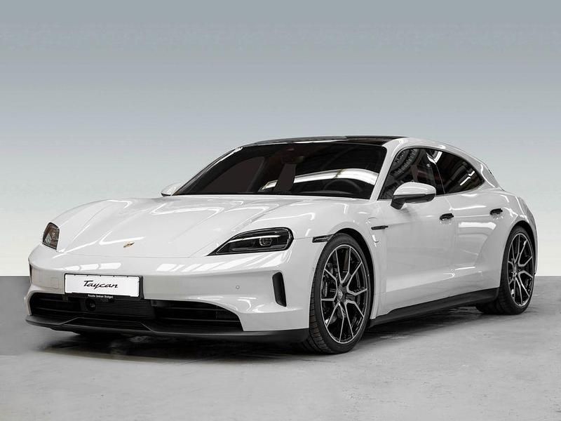 Weiß Gebraucht 2024 Porsche Taycan Sport Turismo Limousine | 96.900 € (Fairer Preis) - Bild 1/4