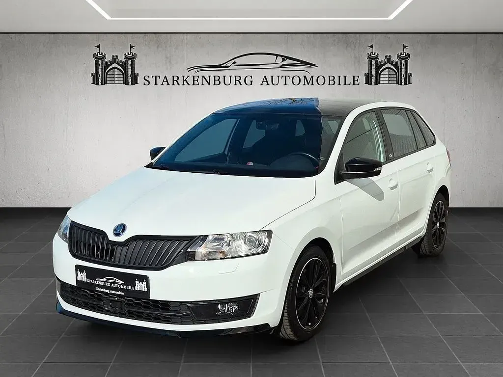Gebraucht Skoda Rapid Monte Carlo 110 PS (80 kW) 2017 Weiß Kleinwagen