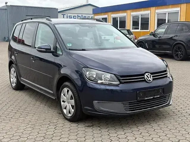Gebraucht VW Touran Comfortline 105 PS (77 kW) 2011 Blau Van / Kleinbus