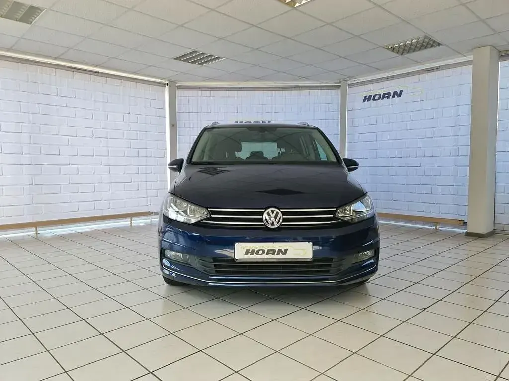 Gebraucht VW Touran Sound 150 PS (110 kW) 2018 Atlantic blue metallic Van / Kleinbus