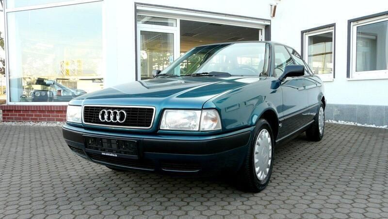 Lz6p gomeragrün perleffekt Gebraucht 1993 Audi 80 Limousine | 5.990 € - Bild 1/4