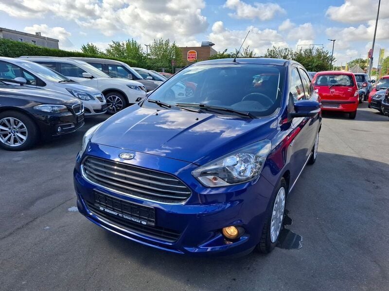 Blau Gebraucht 2018 Ford Ka Plus Cool & Sound Edition Kleinwagen | 6.999 € (Guter Preis) - Bild 1/4