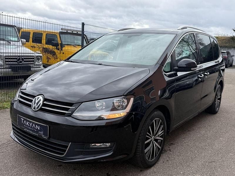 Gebraucht VW Sharan Allstar 150 PS (110 kW) 2016 Schwarz Van / Kleinbus