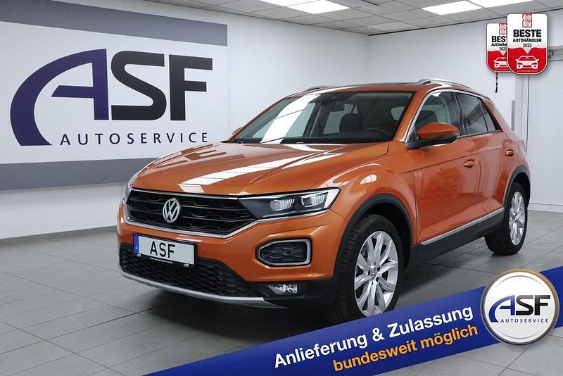 Orange Gebraucht 2018 VW T-Roc Sportline SUV | 21.970 € (Superpreis) - Bild 1/3