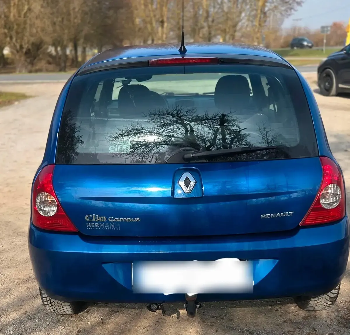 Gebraucht Renault Clio II 60 PS (44 kW) 2007 Blau Kleinwagen