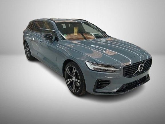 Thunder grey / metallic Gebraucht 2021 Volvo V60 R-Design Kombi | 33.890 € (Guter Preis) - Bild 1/4