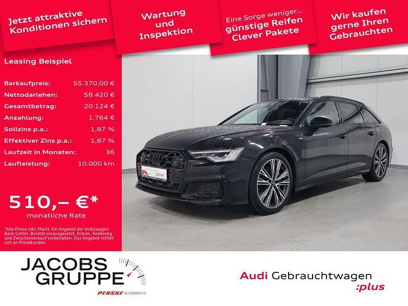 Mythosschwarz metallic Gebraucht 2025 Audi A6 S-Line Kombi | 55.370 € (Guter Preis) - Bild 1/4