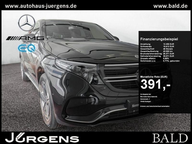 Schwarz metalliclack obsidianschwarz Gebraucht 2023 Mercedes EQC400 AMG SUV | 41.520 € (Guter Preis) - Bild 1/4