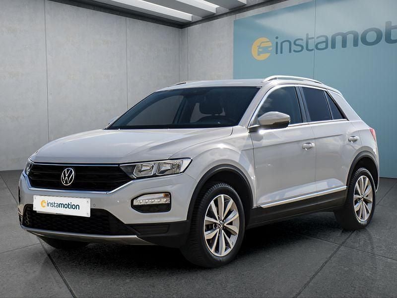 Silber Gebraucht 2021 VW T-Roc SUV | 18.499 € (Guter Preis) - Bild 1/4