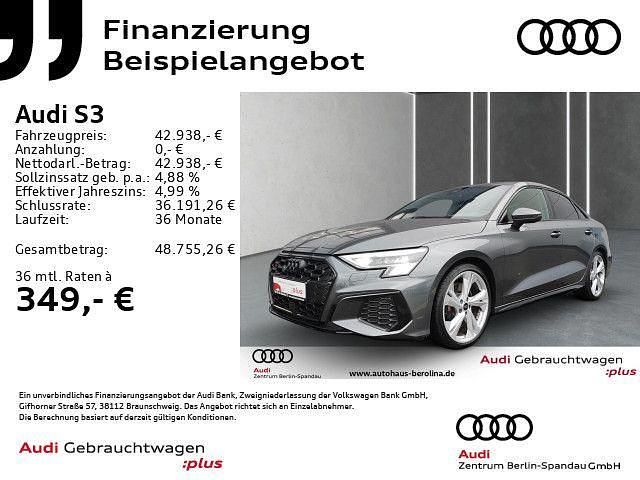 Grau Gebraucht 2024 Audi S3 Ambiente Limousine | 42.938 € (Fairer Preis) - Bild 1/4