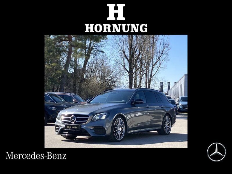 Selenitgrau metalliclack Gebraucht 2020 Mercedes E400 AMG Limousine | 53.900 € - Bild 1/4