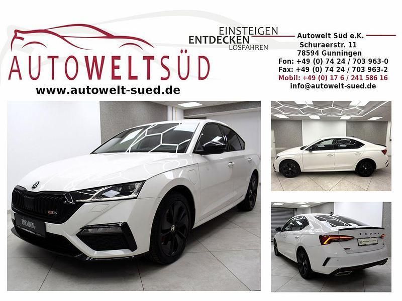 Weiß Gebraucht 2021 Skoda Octavia RS Limousine | 26.700 € (Fairer Preis) - Bild 1/4