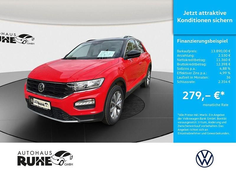 Rot Gebraucht 2018 VW T-Roc Style SUV | 13.890 € (Fairer Preis) - Bild 1/4