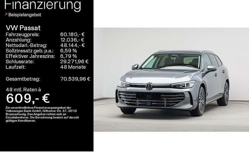 Grau Neu 2025 VW Passat Business Kombi | 60.180 € - Bild 1/4