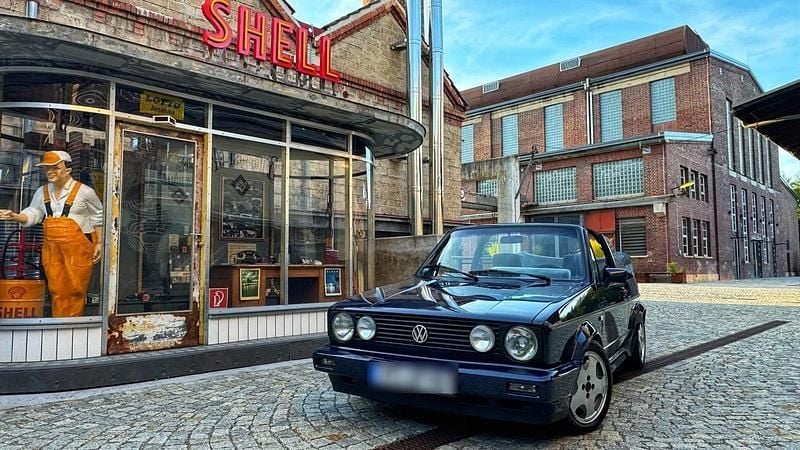 Blau Gebraucht 1993 VW Golf Cabriolet Cabrio | 8.500 € - Bild 1/4