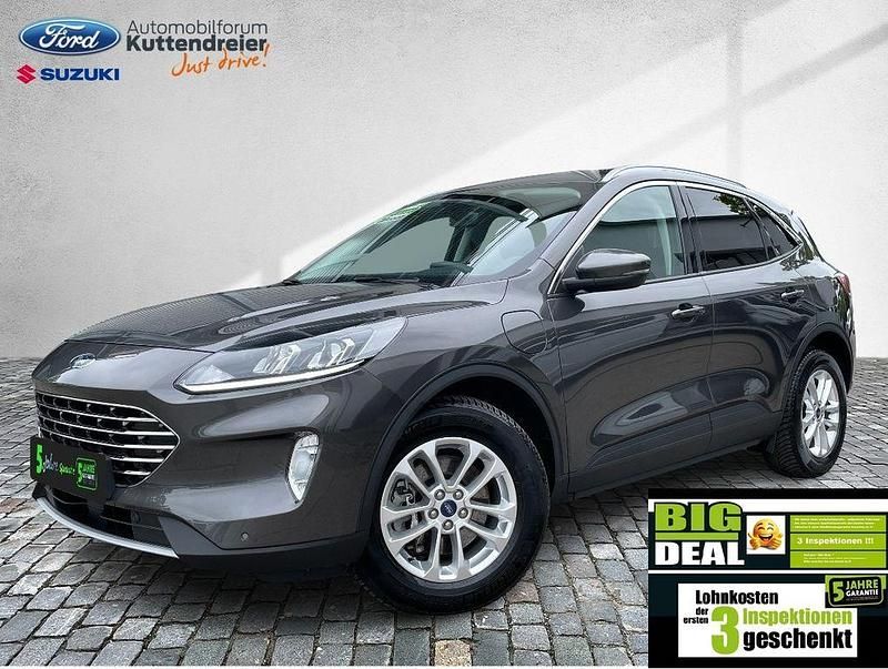 Magneticgrau (metallic) Gebraucht 2021 Ford Kuga Titanium SUV | 21.330 € (Superpreis) - Bild 1/3