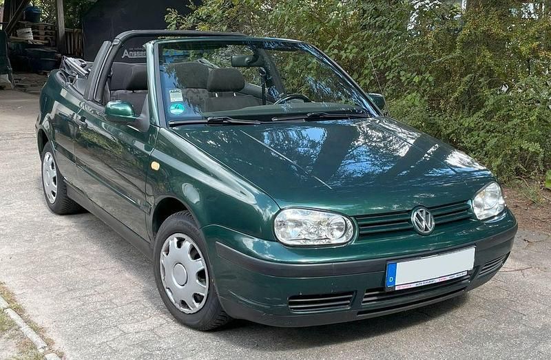 Grün Gebraucht 2000 VW Golf Cabriolet Cabrio | 1.800 € (Guter Preis) - Bild 1/4