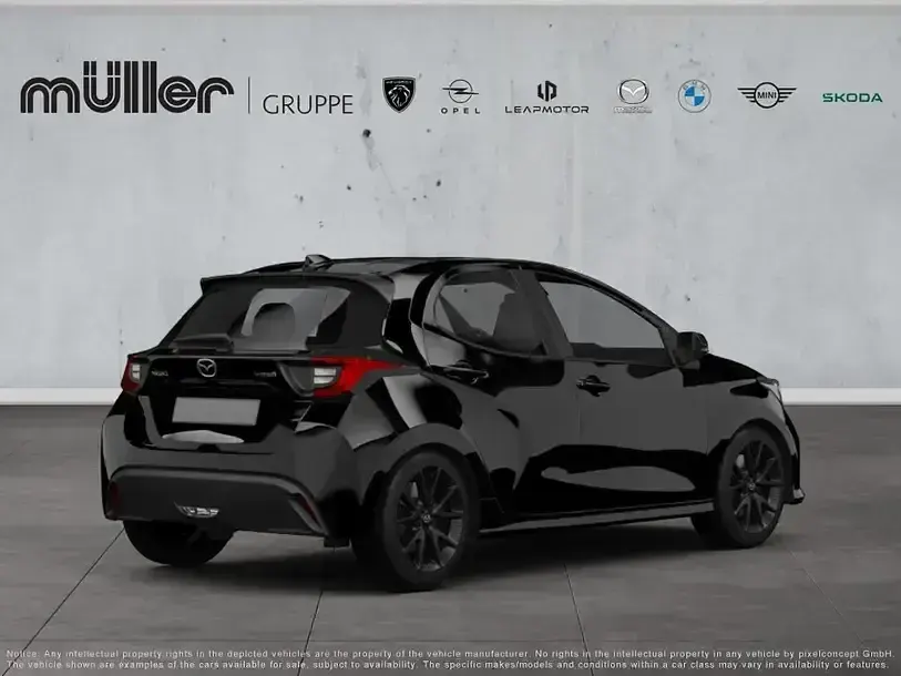 Neu Mazda 2 Exclusive-Line 116 PS (85 kW) 2026 Schwarz Kleinwagen