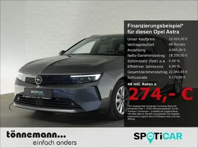 Usata Opel Astra Elegance 131 CV (96 kW) 2024 Utilitaria