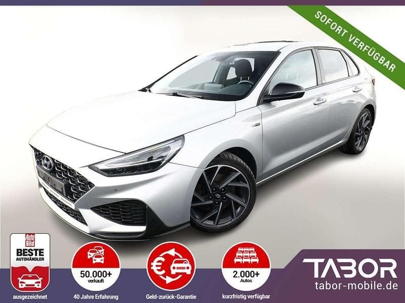 Grau Gebraucht 2021 Hyundai i30 N Line Limousine | 16.588 € (Guter Preis) - Bild 1/4