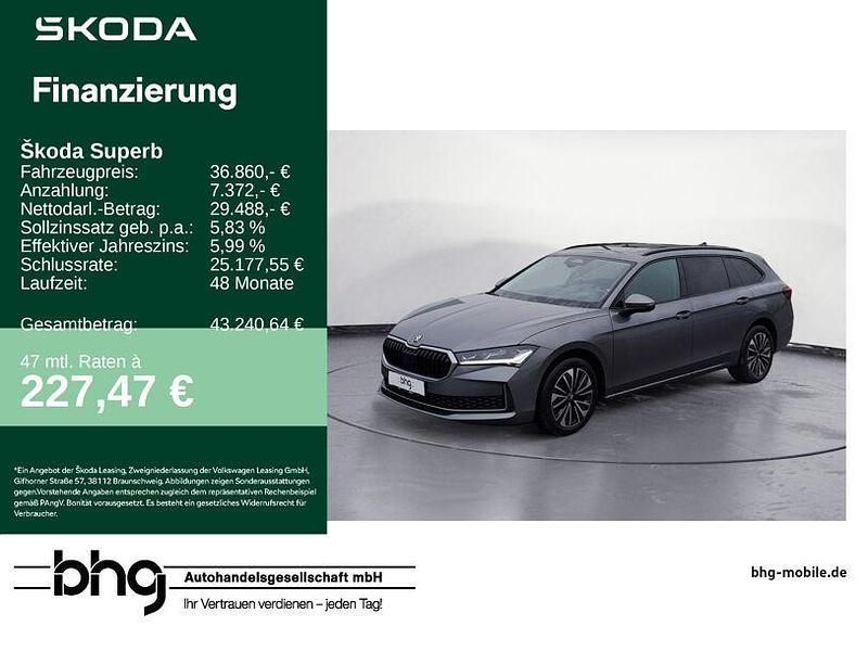 Gebraucht Skoda Superb Selection 150 PS (110 kW) 2025 Grau Kombi