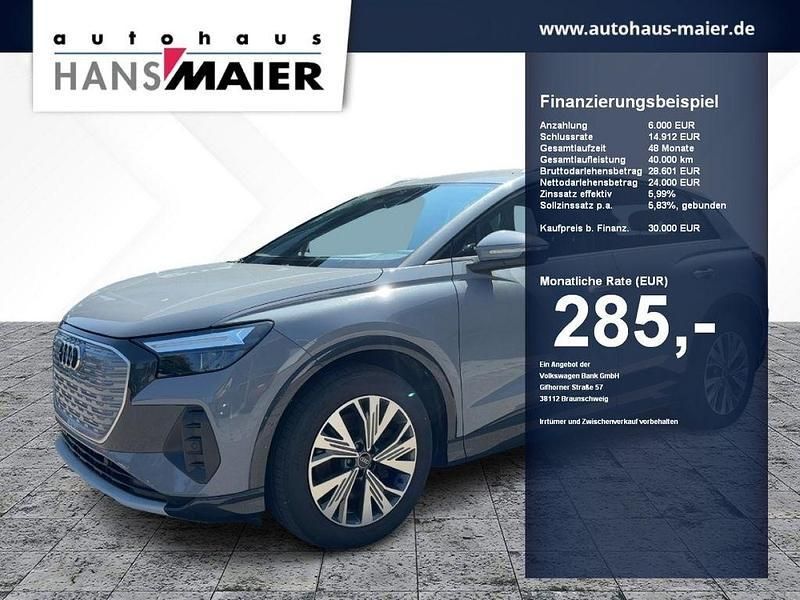 Kieselgrau Gebraucht 2021 Audi Q4 e-tron Basis SUV | 30.000 € (Etwas zu teuer) - Bild 1/2
