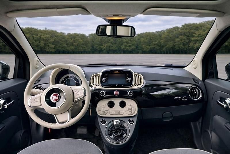 Gebraucht Fiat 500 Lounge 69 PS (50 kW) 2017 Schwarz Kleinwagen