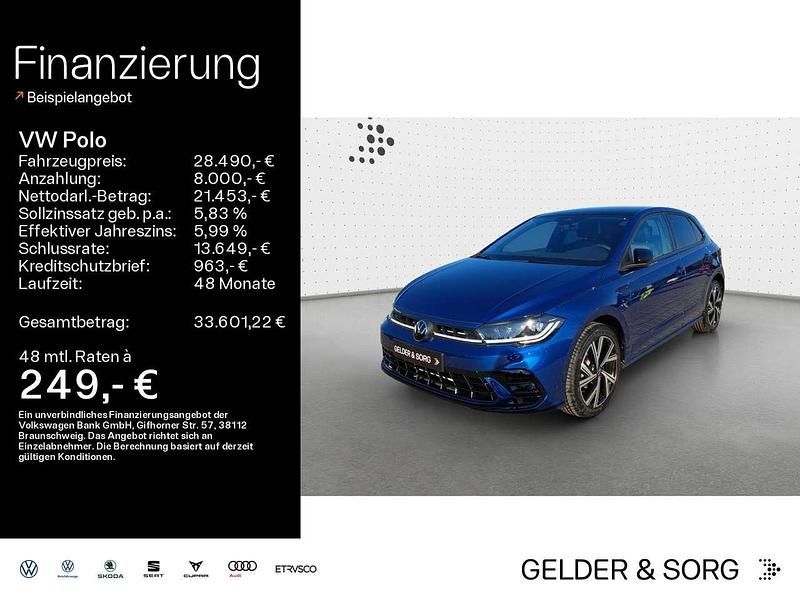 Blau Neu 2025 VW Polo R-line Limousine | 28.490 € (Etwas zu teuer) - Bild 1/4