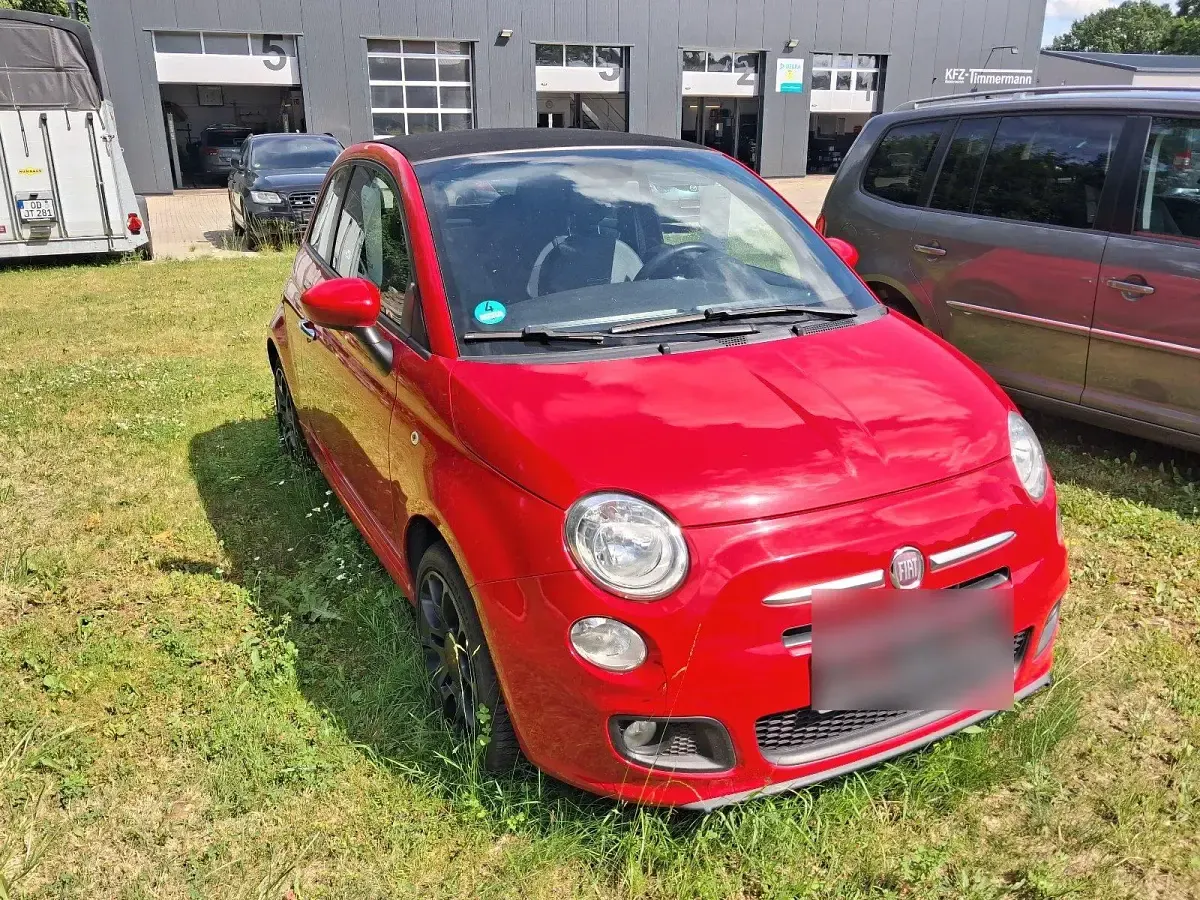Gebraucht Fiat 500 69 PS (50 kW) 2014 Rot Cabrio