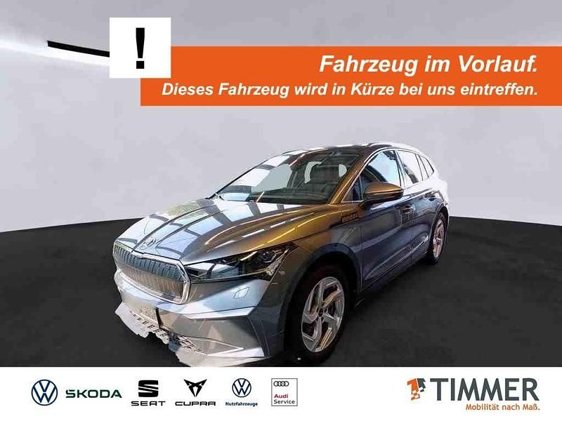 Graphitegrau metallic Gebraucht 2022 Skoda Enyaq iV Suite SUV | 33.880 € (Fairer Preis) - Bild 1/4