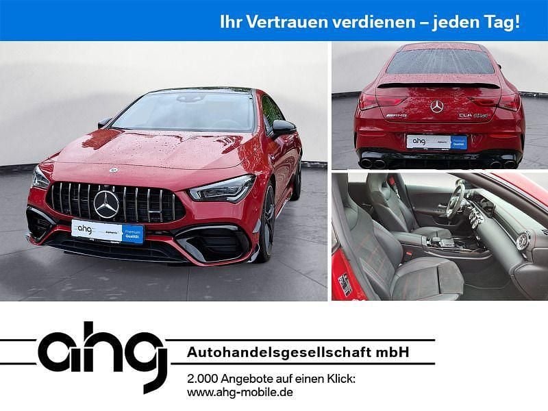 Rot Gebraucht 2020 Mercedes CLA45 AMG AMG Limousine | 44.930 € (Fairer Preis) - Bild 1/4