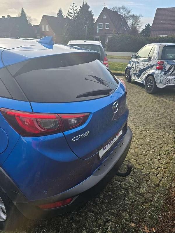 Gebraucht Mazda CX-3 Exclusive-Line 105 PS (77 kW) 2016 Cyanitblau metallic SUV