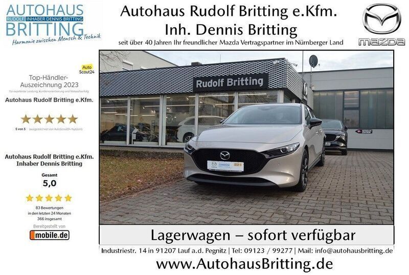 Beige Neu 2025 Mazda 3 Homura-Line Limousine | 28.890 € (Fairer Preis) - Bild 1/4