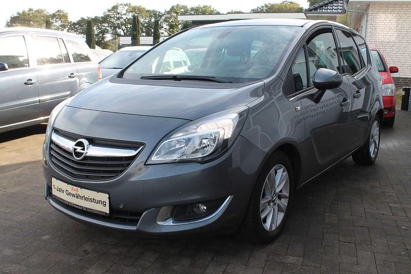 Grau Gebraucht 2016 Opel Meriva drive Van / Kleinbus | 7.444 € (Fairer Preis) - Bild 1/3