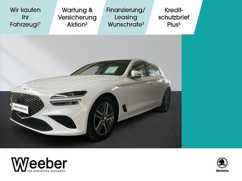 Weiß Gebraucht 2022 Genesis G70 Premium Limousine | 31.800 € (Fairer Preis) - Bild 1/4